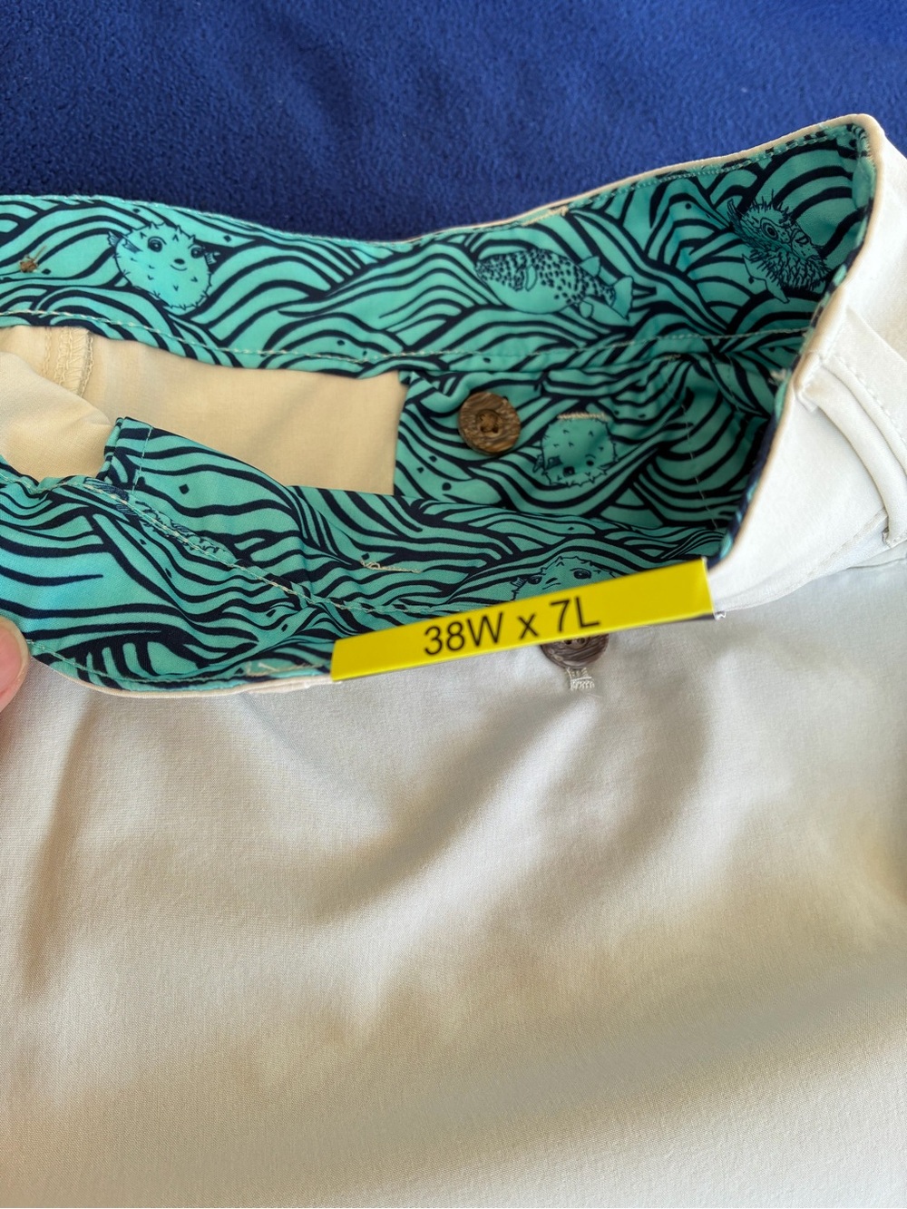 Margaritaville men’s 4-way stretch, quick dry hybrid Shorts 38W 7L - Picture 8 of 8